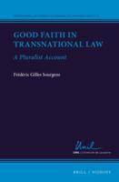 Good Faith in Transnational Law