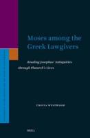 Moses Among the Greek Lawgivers