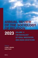 Annual Review of the Sociology of Religion. Volume 14 (2023)
