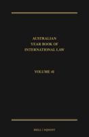 The Australian Year Book of International Law. Volume 41 2023