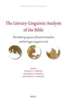 The Literary-Linguistic Analysis of the Bible