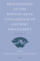 Proceedings of the Boston Area Colloquium in Ancient Philosophy