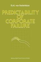 Predictability of corporate failure