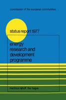 Energy Research and Development Programme : First Status Report (1975-1976)