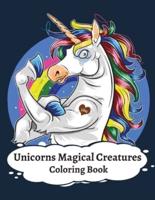 Unicorns Magical Creatures Coloring Book