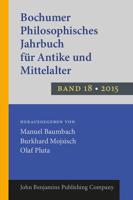 Bochumer Philosophisches Jahrbuch Für Antike Und Mittelalter