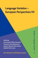 Language Variation - European Perspectives VII