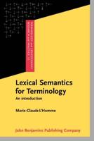 Lexical Semantics for Terminology