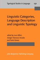 Linguistic Categories, Language Description and Linguistic Typology