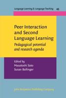 Peer Interaction and Second Language Learning