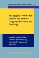 Pedagogical Norms for Second and Foreign Language Learning and Teaching