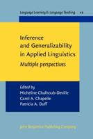 Inference and Generalizability in Applied Linguistics