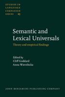 Semantic and Lexical Universals