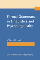 Formal Grammars in Linguistics and Psycholinguistics