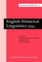 English Historical Linguistics 1992