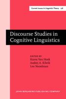 Discourse Studies in Cognitive Linguistics