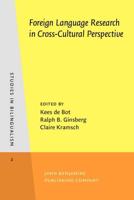 Foreign Language Research in Cross-Cultural Perspective