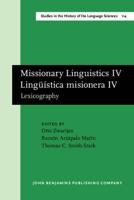 Missionary Linguistics IV