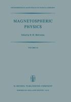 Magnetospheric Physics