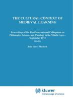 The Cultural Context of Medieval Learning