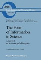 The Form of Information in Science : Analysis of an Immunology Sublanguage