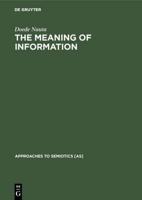 The Meaning of Information