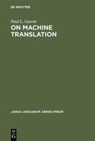 On Machine Translation