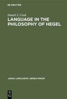Language in the Philosophy of Hegel