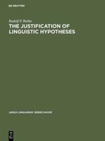 The Justification of Linguistic Hypotheses