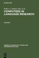 Computers in Language Research 2