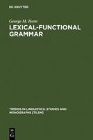 Lexical-Functional Grammar