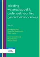 Inleiding Wetenschappelijk Onderzoek Voor Het Gezondheidsonderwijs