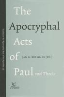 Apocryphal Acts of Paul and Thecla