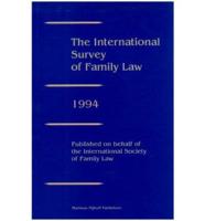 The International Survey of Family Law, Volume 1 (1994)