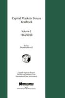 Capital Markets Forum Yearbook Vol 2 1994 - 1996