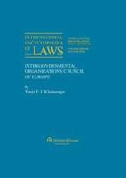 International Encyclopaedia of Laws. Intergovernmental Organizations