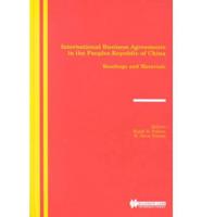 International Business Agreements in the People's Republic of China