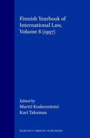 Finnish Yearbook of International Law, Volume 8 (1997)