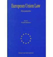 European Union Law: Documents