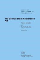The German Stock Corporation Act, Second Edition