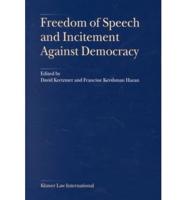 Freedom of Speech and Incitement Against Democracy