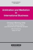 Arbitration and Mediation in International Business