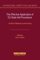 The Effective Application of EU State Aid Procedures