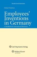 Employees' Inventions in Germany