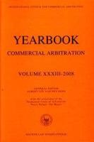 Yearbook Commercial Arbitration. Vol. 34 2009