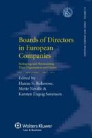 Boards of Directors in EUropean Companies