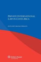 Private International Law in Costa Rica