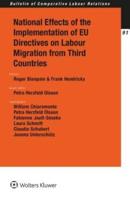 National Effects of EU Directives on Labour Migration from Third Countries