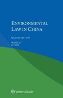 Environmental Law in China