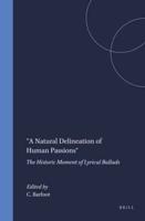 "A Natural Delineation of Human Passions"